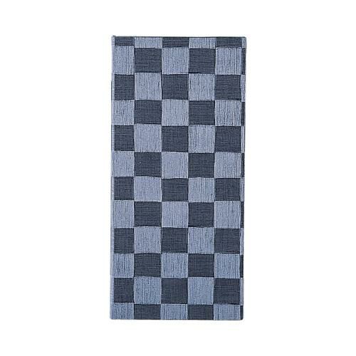 【えいむ】チェック柄メニューブック MB-305(タテ小)グレー