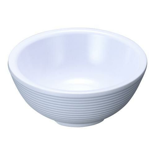 TC メラミン リブ ラメキン ホワイト RAM3RW 3オンス