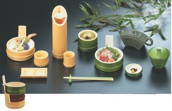 φ13cm越前ゴマ竹片手桶