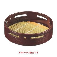 5寸布目丸すかし盛器溜本体