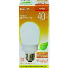 ELPA 電球形蛍光灯A形 40W形/EFA10EL/7-A042H/業務用/新品/小物送料対象商品