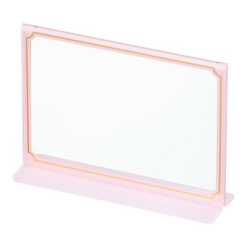 えいむ T型カラーメニュースタンド TS-103(小) ピンク