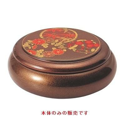 寿冠鉢ちらし梨地花丸（内黒）本体