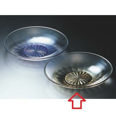 7.5寸菊カット冷麺皿グリーン