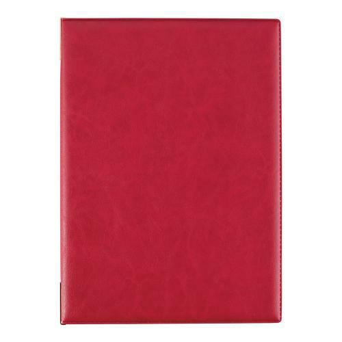 【えいむ】レザータッチメニューブック LB-401(大)レッド