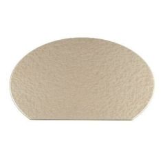 祇園半月敷マットシャンパンゴールドアクア/黒尺2 ゴールドアクア/黒