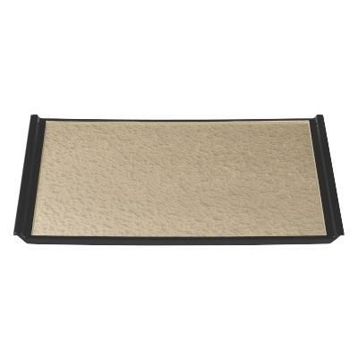 フライト盆シャンパンゴールド渕黒SL2尺 グリーンアク渕黒