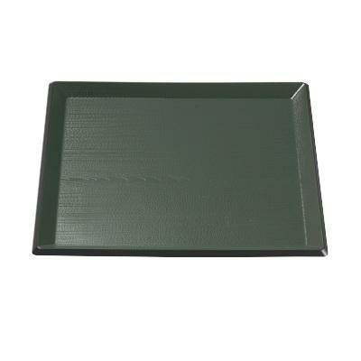 利休角盆グリーン天黒SL尺2 グリーン天黒