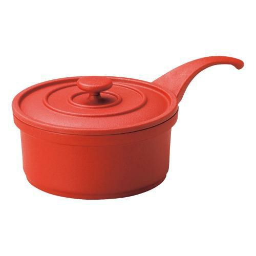 ミニココ ラウンド柄付 12cm レッド