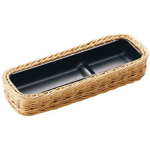 樹脂カトラリーバスケット アイボリー