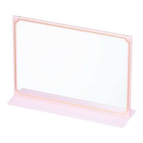 えいむ T型カラーメニュースタンド TS-101(大) ピンク