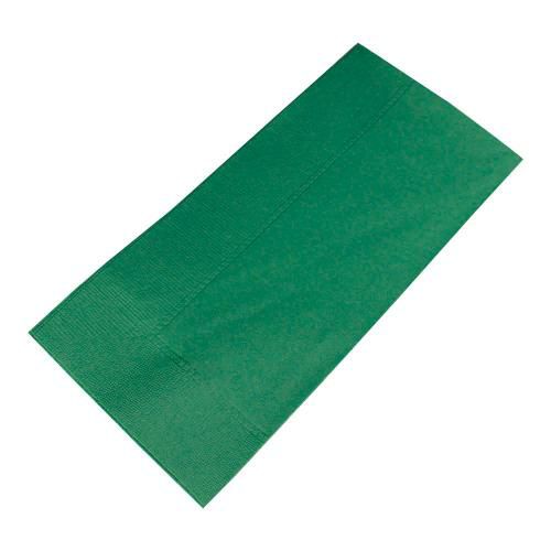 2プライ8つ折 カラーナフキンD28 イタリアングリーン(50枚入)