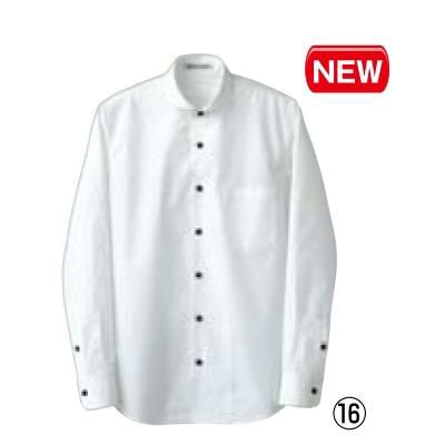 男性長袖シャツ CH4426-0 ホワイト L