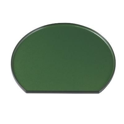 隅丸半月盆グリーン乾漆クリヤータタキ尺3