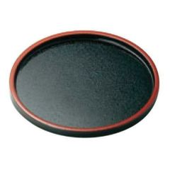 DX 丸盆 SL 黒天朱 9寸 ABS樹脂/業務用/新品