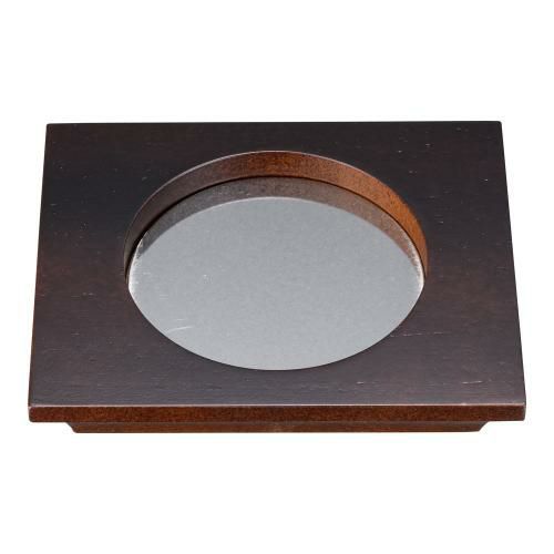 スタッキングペレットケース用木台 (ステン丸板付) 小