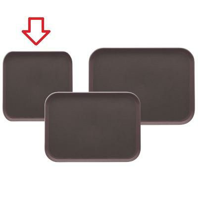 ストロング正角・長角トレー13インチ ブラウン