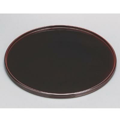 糸巻丸盆溜漆塗尺2