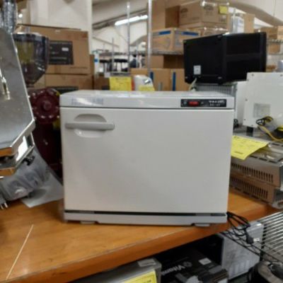 【中古】【配送エリア限定商品】タオルウォーマー タイジ HC-18F 幅450×奥行275×高さ350 【送料700円(税込)】【業務用】