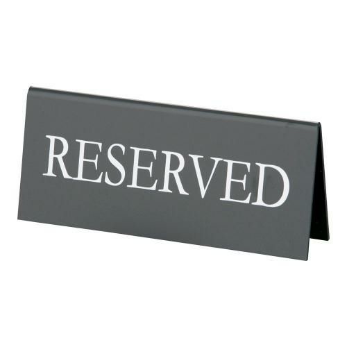 えいむ 予約席 RY-16 黒(白文字)