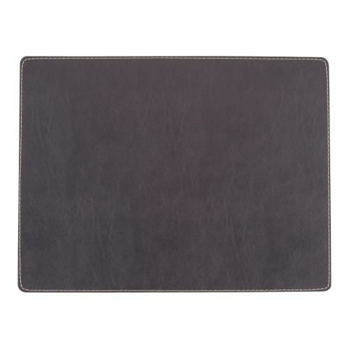 ジックザック プレースマット ユニ レクタンギュラー ブラック