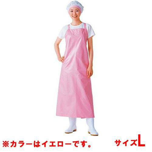 マイティクロス エプロン 胸当 E-1001-33 イエロー L