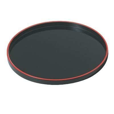 丸盆黒天朱SL9寸 黒天朱