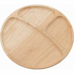 ラウンドディッシュ (仕切り付) ボヌール