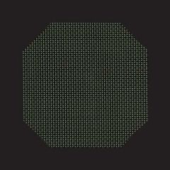 隅切マット ブラック格子 尺0 ブラック