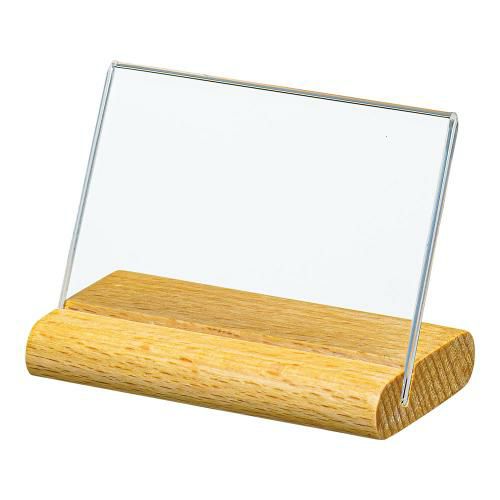 木製L型カード立て 65×H40 LX-810