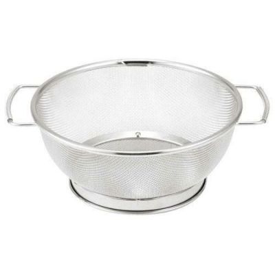ザル 21cm B型手付 18-8 MI