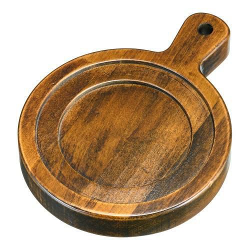 南部鉄器 ハットパン用木台 ラウンド