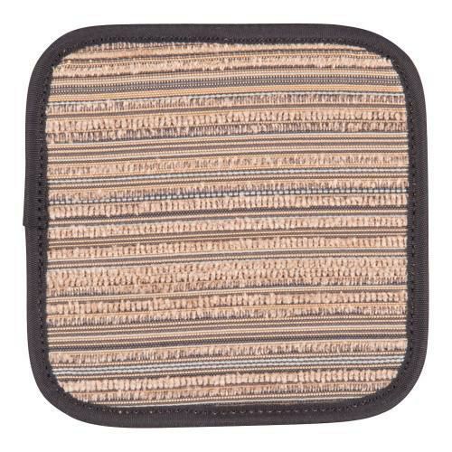 雅 コースター 角 小 ブラウン