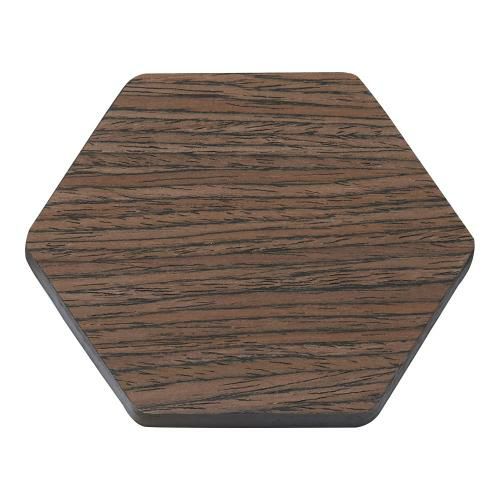 六角コースター V-198 ウォルナット