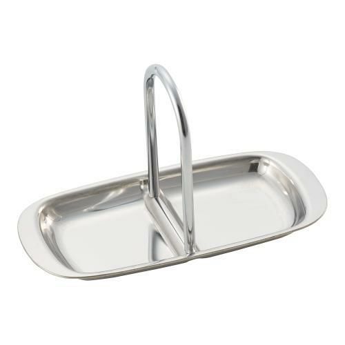 18-8ミニカスタートレー(2仕切) 手付