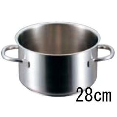 パデルノ 半寸胴鍋 1007 (蓋無) 28cm 【送料無料】