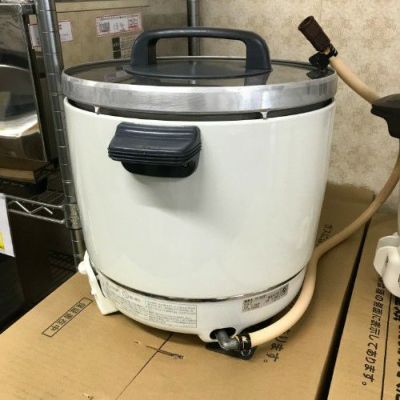 【中古】ガス炊飯器 パロマ PR-403SF 幅385×奥行438×高さ371 都市ガス 【送料別途見積】【業務用】