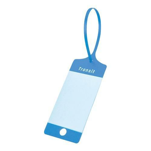 ネームタグ トランジット(10本入) ブルー TG-5BL