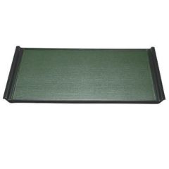 木目フライト盆グリーンパール渕黒SL尺4