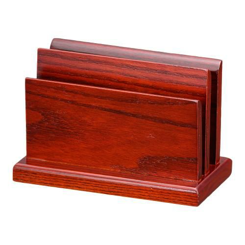 木製ハイブラウン W型メニュースタンド 15239