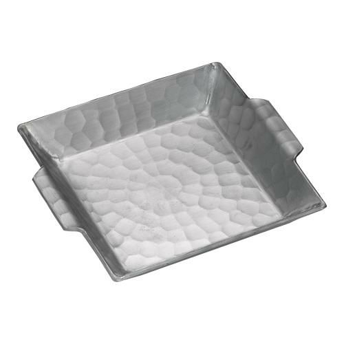 アルミ 槌目付角ナベ 14cm