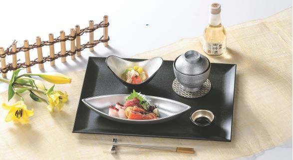 吹上盆グレーメタ普賢塗SL8.5寸 グレー