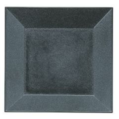 角四方前菜盆グレー乾漆7.5寸