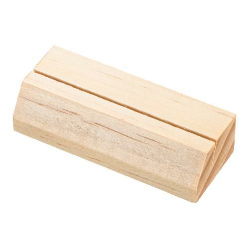 えいむ 木製カード立て(角型) 木理-41 白木