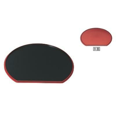 半月両面盆黒天朱/朱天黒尺3