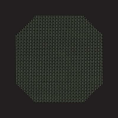 隅切マット ブラック格子 尺2 ブラック