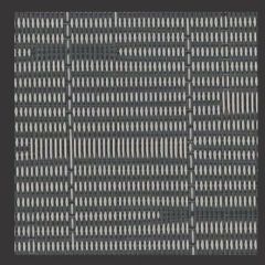 角コースターダークグレーストライプ 5枚入