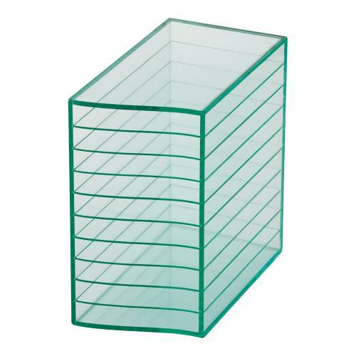 えいむ アクリル10段クリアーホルダー ケース HC-4