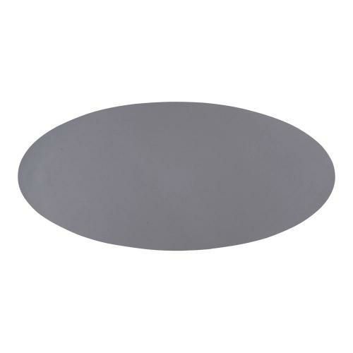 ジックザック センターピースマット オーバル グレー