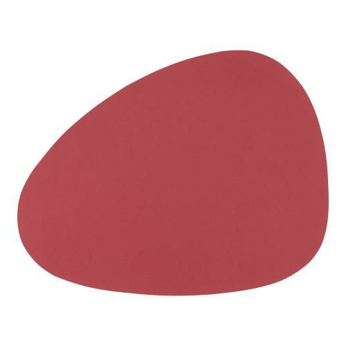 ジックザック プレースマット ストーン レッド